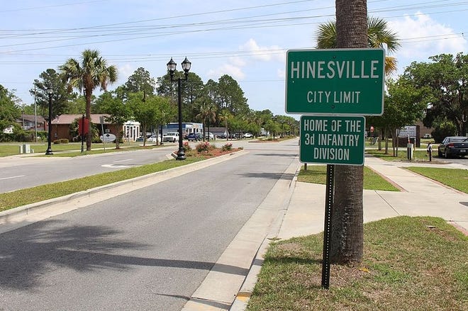 sign of Hinesville, GA